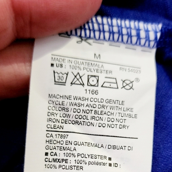 Old Navy "Running on Coffee" Go-Dry Loose Tank Top Women's Medium M Purpley Blue - Picture 8 of 8